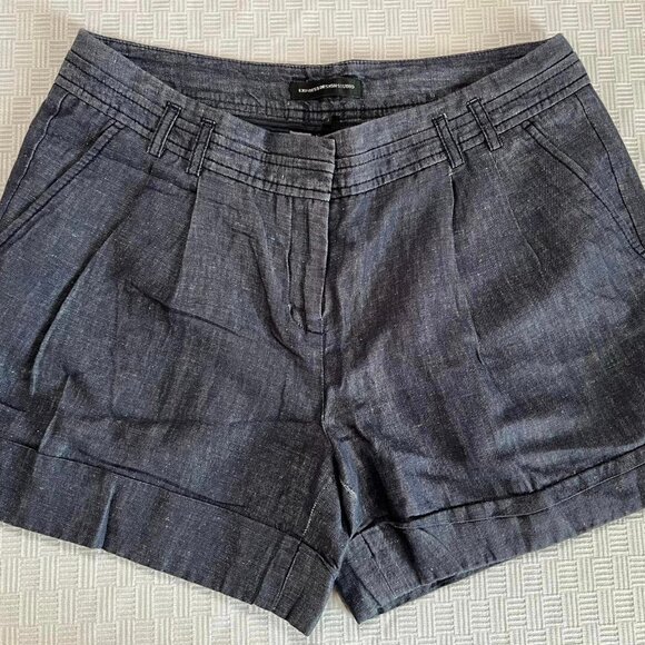 Size 6 Express Design Studio Denim Looking Mid Rise Shorts - Picture 1 of 8